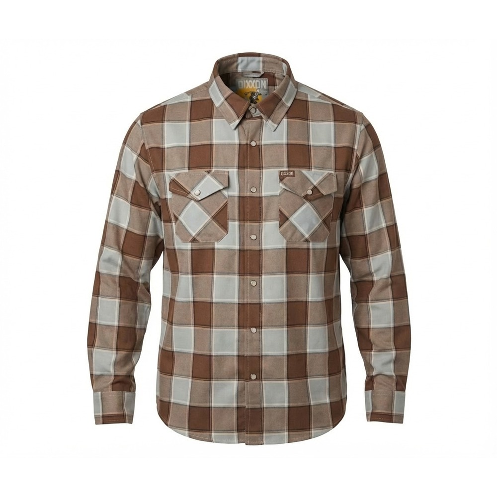 Dixxon Flannel Co T Street Women's 2X Pearl Snap Plaid Button-Up Shirt